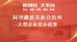 阿坝藏族羌族自治州大型企业奖补政策