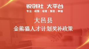 大邑县金熊猫人才计划奖补政策