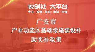 广安市产业功能区基础设施建设补助奖补政策