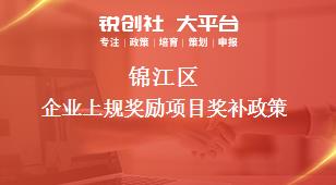 锦江区企业上规奖励项目奖补政策