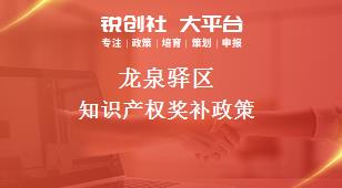 龙泉驿区知识产权奖补政策