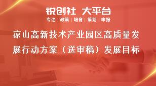 凉山高新技术产业园区高质量发展行动方案（送审稿）发展目标奖补政策