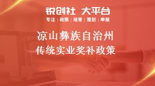 凉山彝族自治州传统实业奖补政策