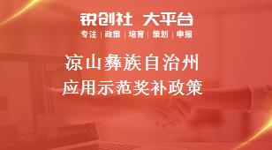 凉山彝族自治州应用示范奖补政策