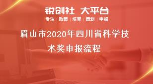 眉山市2020年四川省科学技术奖申报流程奖补政策
