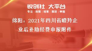 绵阳：2021年四川省瞪羚企业后补助经费申报附件奖补政策