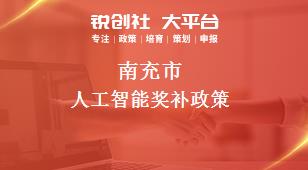 南充市人工智能奖补政策