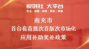 南充市首台套首批次首版次市场化应用补助奖补政策