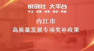 内江市高质量发展专项奖补政策