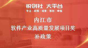 内江市软件产业高质量发展项目奖补政策