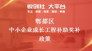 郫都区中小企业成长工程补助奖补政策