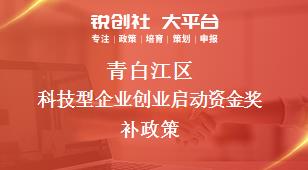 青白江区科技型企业创业启动资金奖补政策