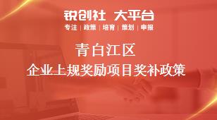 青白江区企业上规奖励项目奖补政策