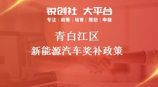 青白江区新能源汽车奖补政策