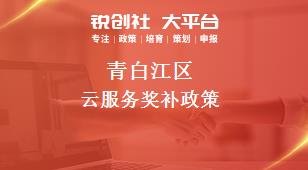 青白江区云服务奖补政策