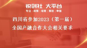 四川省参加2023（第一届）全国产融合作大会相关要求奖补政策