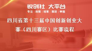 四川省第十三届中国创新创业大赛（四川赛区）比赛流程奖补政策