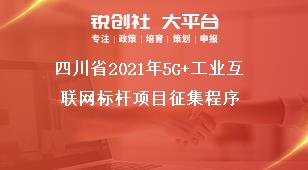 四川省2021年5G+工业互联网标杆项目征集程序奖补政策