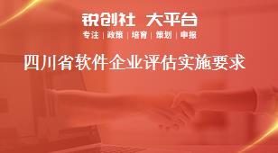 四川省软件企业评估实施要求奖补政策