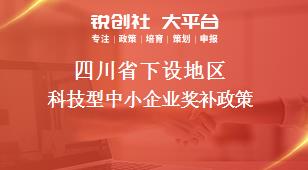 四川省下设地区科技型中小企业奖补政策