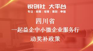 四川省一起益企中小微企业服务行动相关配套奖补政策